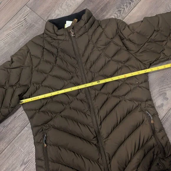 Isis Women's Whisper 650 fill Down Puffer Jacket Water Resistant Winter 8 - Picture 15 of 16